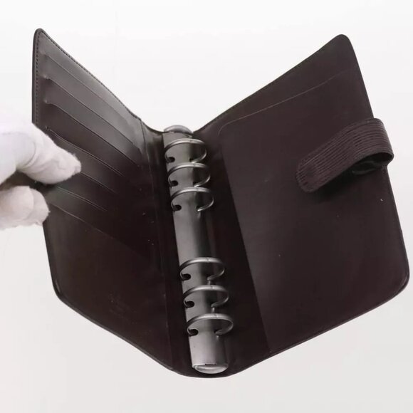 LOUIS VUITTON Epi Agenda MM Day Planner Cover Mocha R2004D LV Auth 54126 - Picture 12 of 15